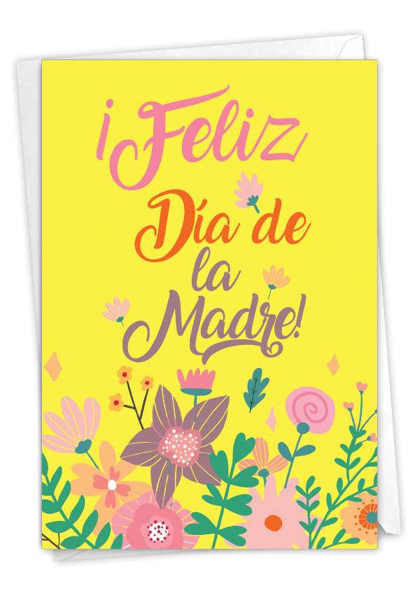 Artful Mother's Day Card From NobleWorksCards.com - Madre Mas Increible