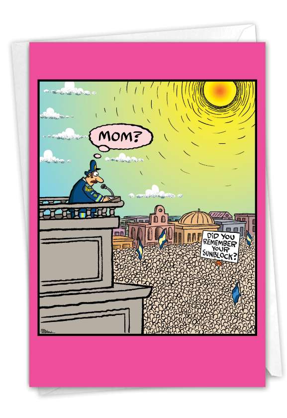 Humorous Mother's Day Card By Bill Whitehead From NobleWorksCards.com - Leader's Mom