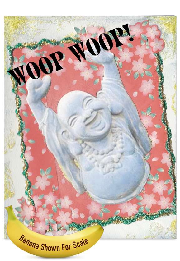 Humorous Congratulations Jumbo Printed Card by Jane Alden from NobleWorksCards.com - Woop Woop