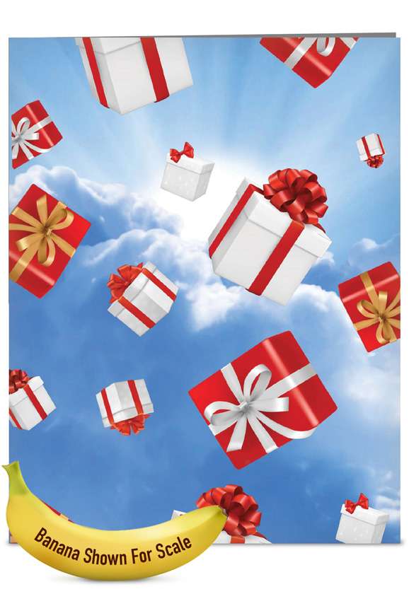 Flying Gifts Nobleworks By Design Christmas Greeting Card