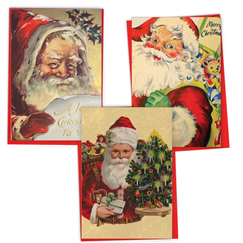 Beautiful Merry Christmas Greeting Card From NobleWorksCards.com - Santiques